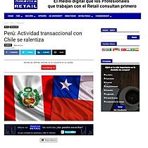 Per: Actividad transaccional con Chile se ralentiza